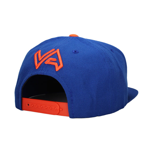 LV Neon Blue/Orange Snapback. LVCK.com
