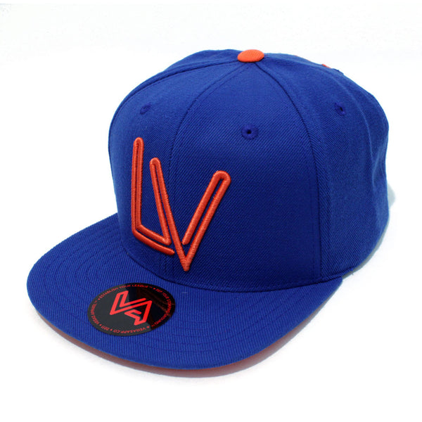 LV Neon Blue/Orange Snapback. LVCK.com