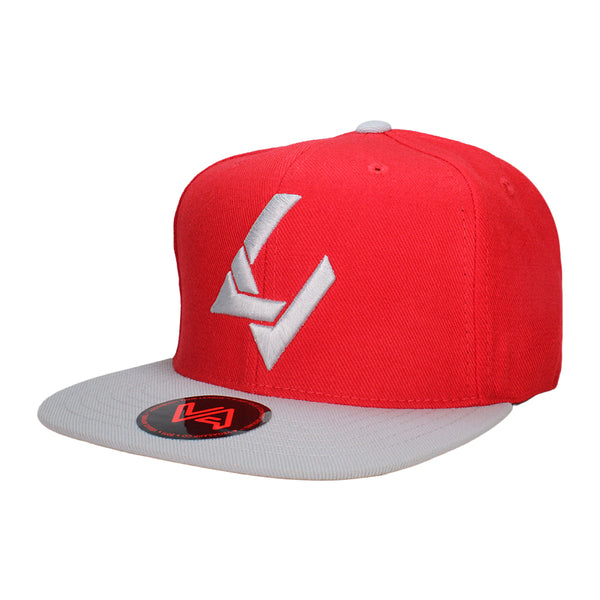 LV Pro Scarlet/Gray Snapback