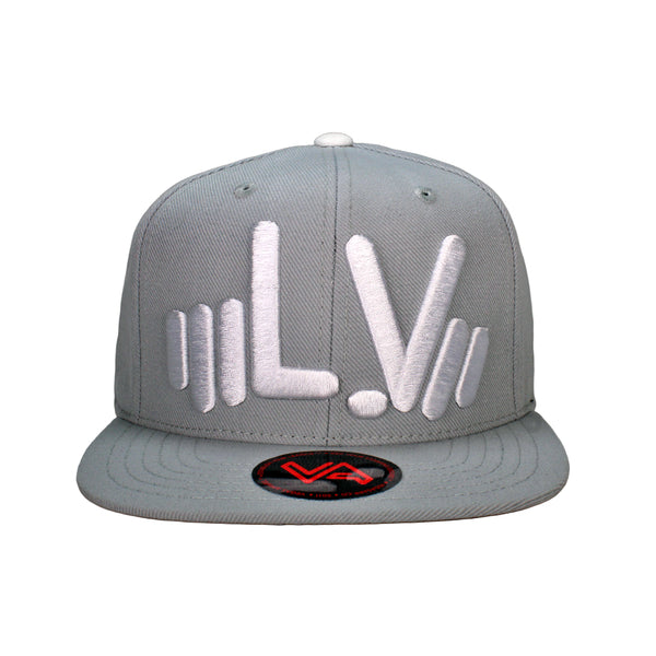 LV Rep Grey/White Snapback
