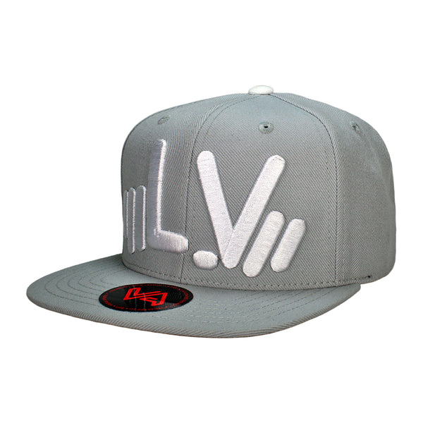 LV Rep Grey/White Snapback