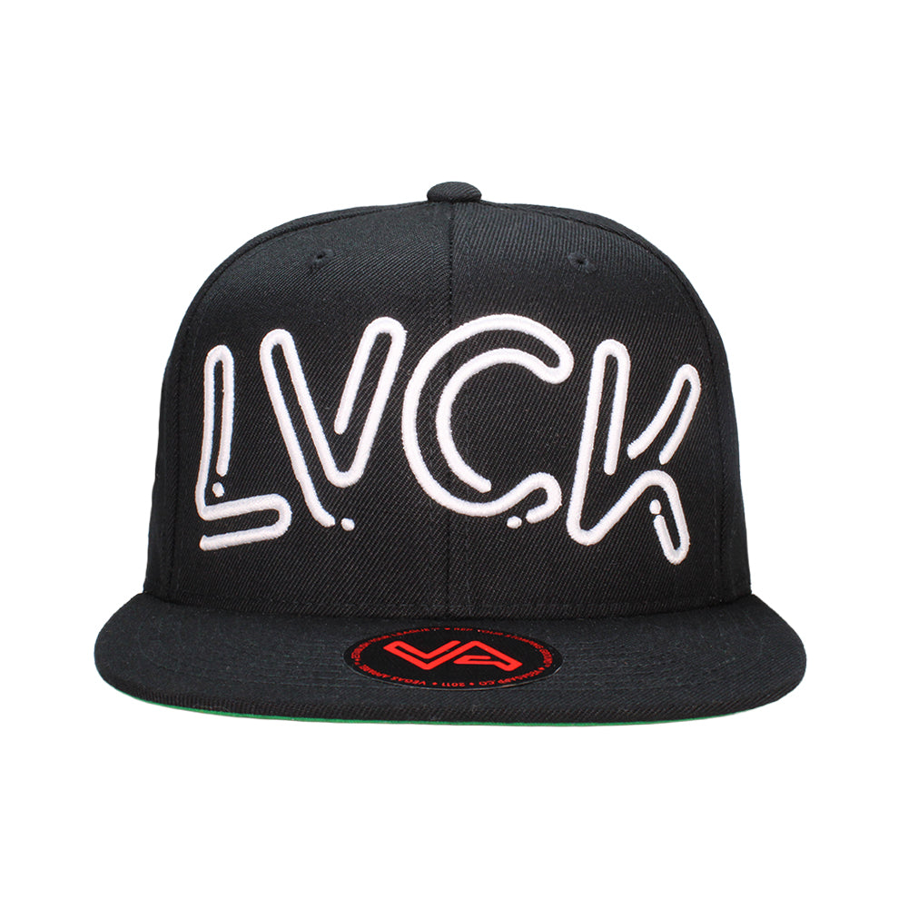 LVCK Arched Black/White Starter Snapback