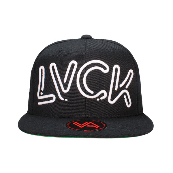 LVCK Arched Black/White Starter Snapback