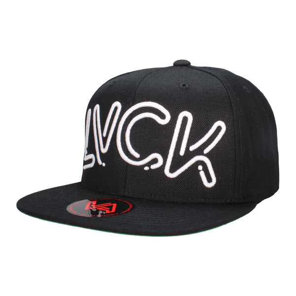LVCK Arched Black/White Starter Snapback