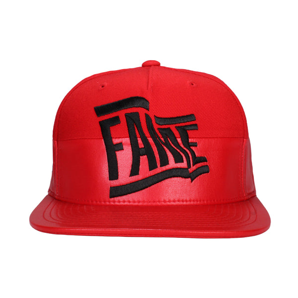 Wavy Red Snapback