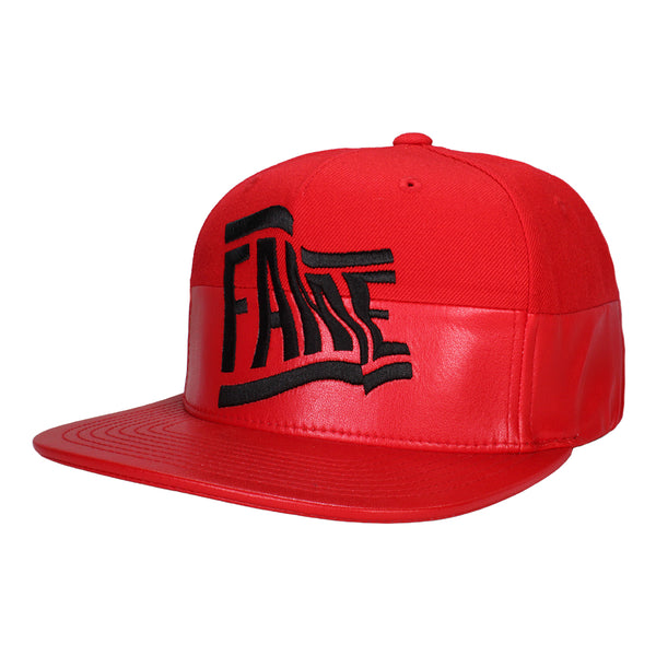 Wavy Red Snapback