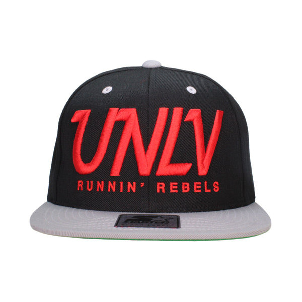 UNLV Runnin' Rebels Classic Script Black/Gray 2-Tone Snapback