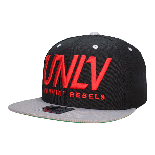 UNLV Runnin' Rebels Classic Script Black/Gray 2-Tone Snapback