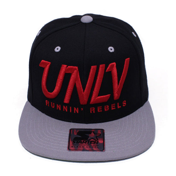 UNLV Runnin' Rebels Classic Script Black/Gray 2-Tone Snapback